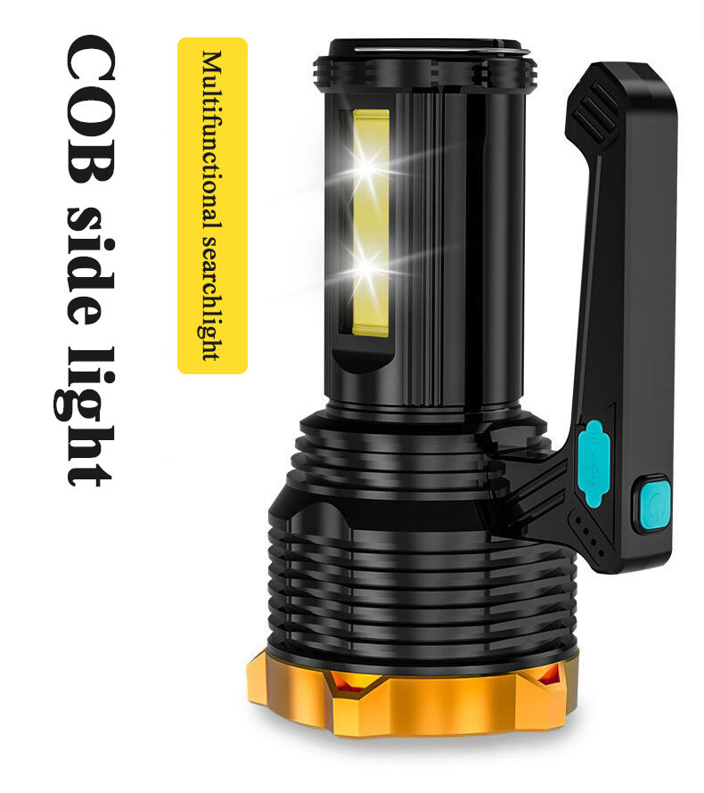 Zaklamp USB Oplaadbaar COB Spotlicht voor Camping en Werk 8 Zaklamp USB Oplaadbaar COB Spotlicht voor Camping en Werk - Afbeelding 8