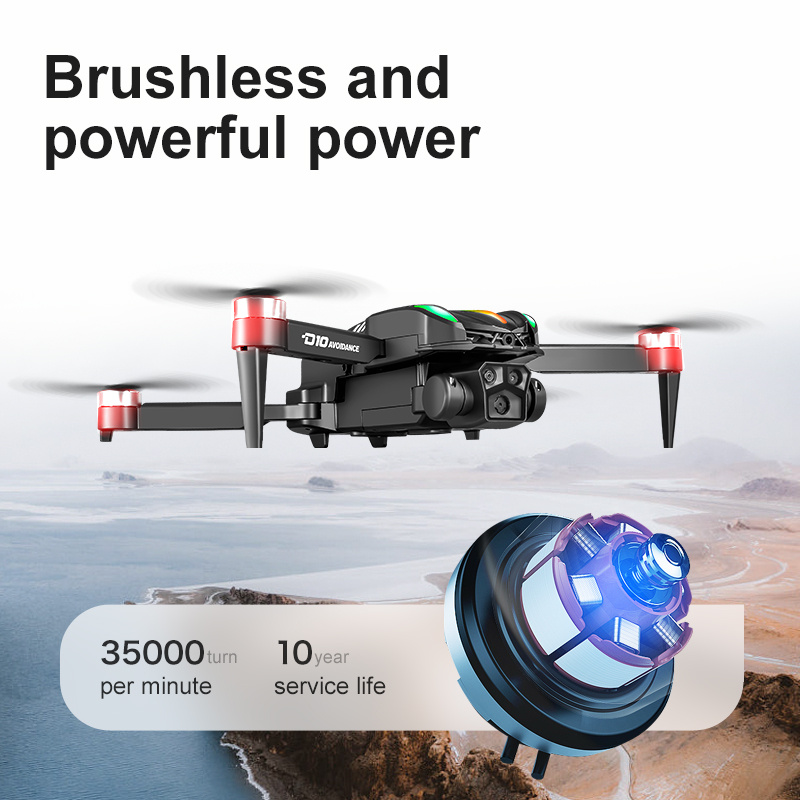 D10 Black Single Electric Drone 2 D10 Black Single Electric Drone - Afbeelding 2