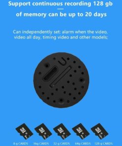 Alternative view of WiFi Wireless Spy 4K Mini Camera Pinhole DIY Hidden HD Screw IP DVR Nanny Cam