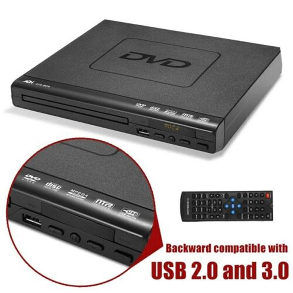 Compact DVD Player Multi Region HDCD CD VCD Music Disc Upscaling USB With Remote Control Note No HDMI Port - Image 3