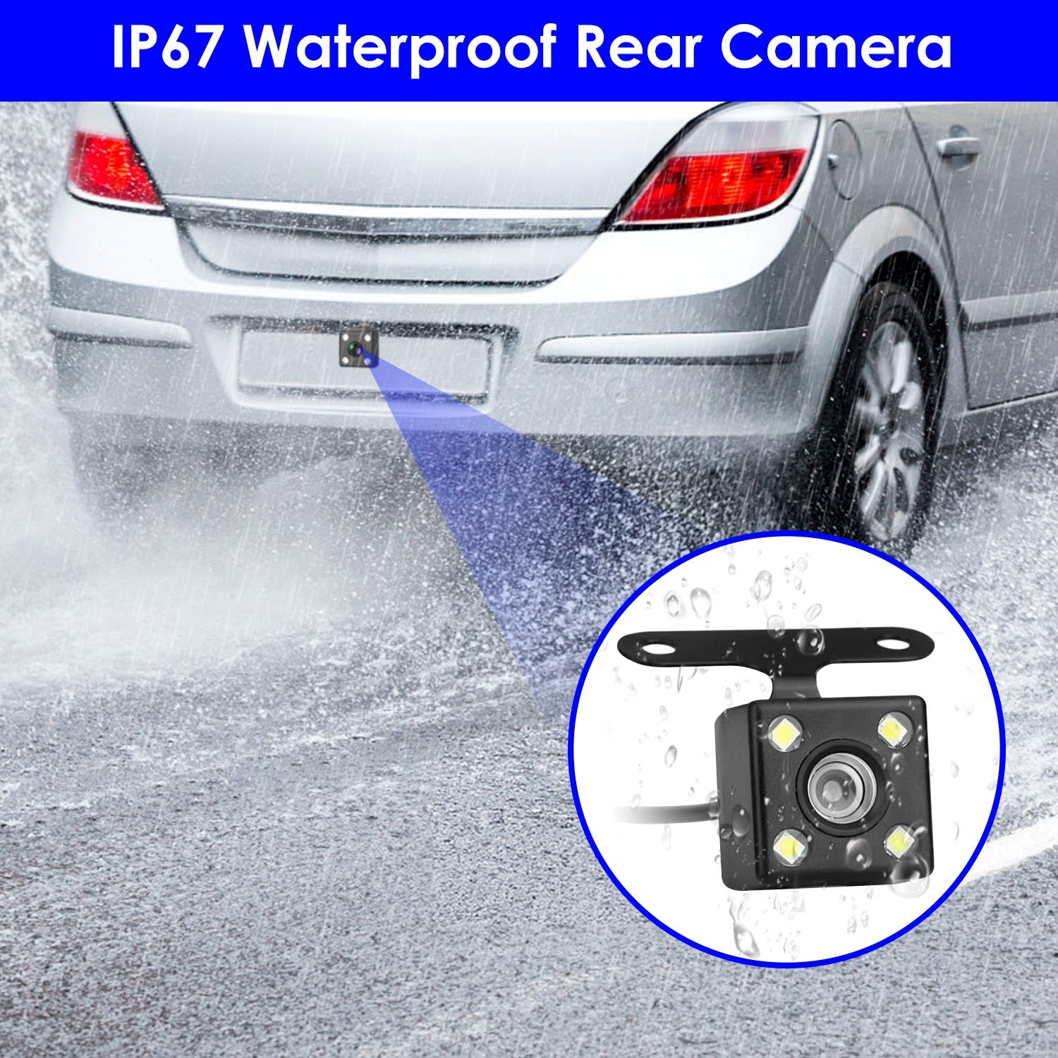 1080P FHD 3 Channel WiFi Dash Cam 170 Degree Wide Angle Triple Car Camera With IR Night G Sensor Motion Detection Loop Recording App Control Support 128G Max 10 1080P FHD 3 Channel WiFi Dash Cam 170 Degree Wide Angle Triple Car Camera With IR Night G Sensor Motion Detection Loop Recording App Control Support 128G Max - Afbeelding 10