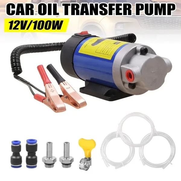 12V 100W Dieselpomp Zuigpomp, Oliepomp, Olieverversingspomp 1-4L/min 3 12V 100W Dieselpomp Zuigpomp, Oliepomp, Olieverversingspomp 1-4L/min - Afbeelding 3