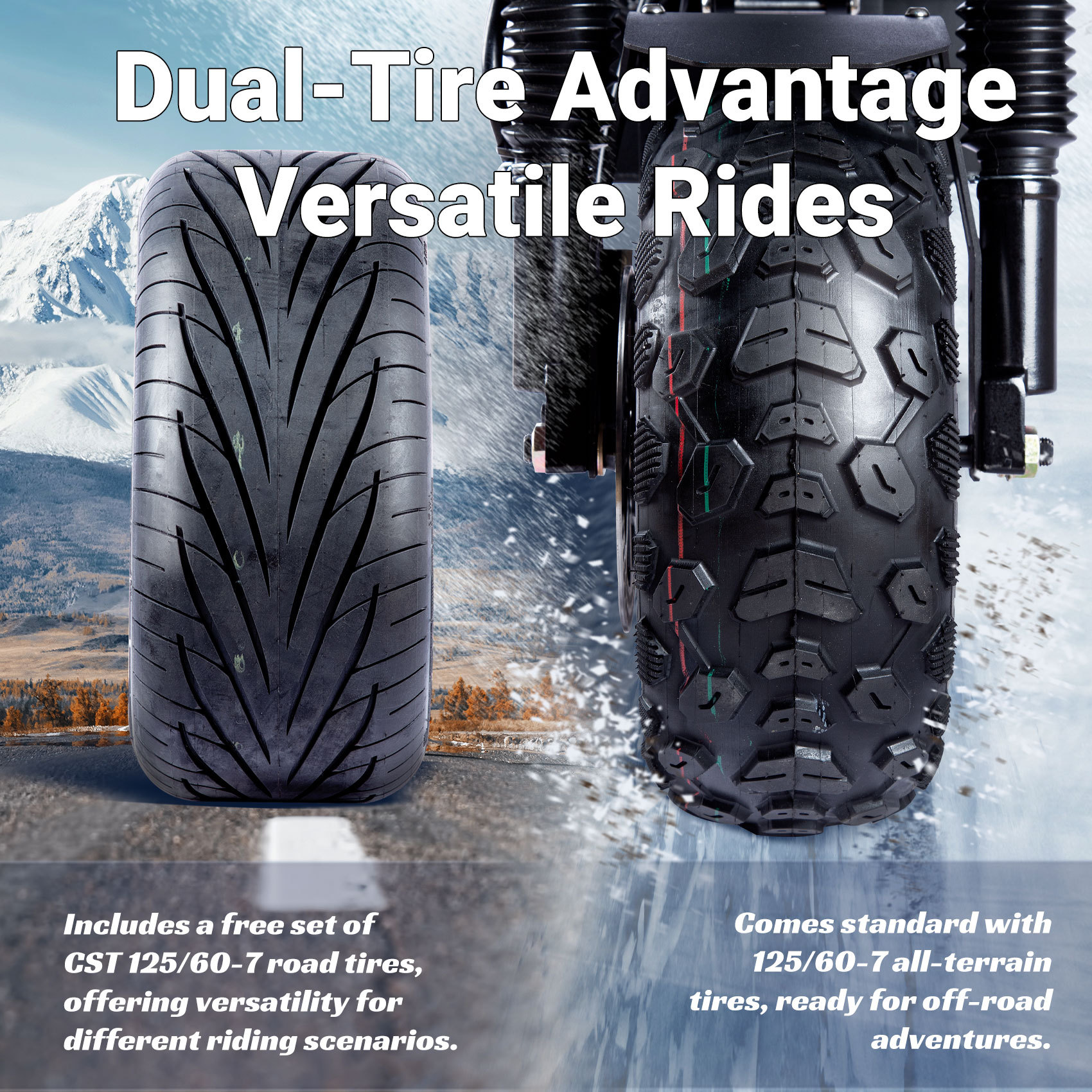 X14 High Power 13 Inches Off-road Wheel 5000W Motor Eletric Scooter 5 X14 High Power 13 Inches Off-road Wheel 5000W Motor Eletric Scooter - Afbeelding 5