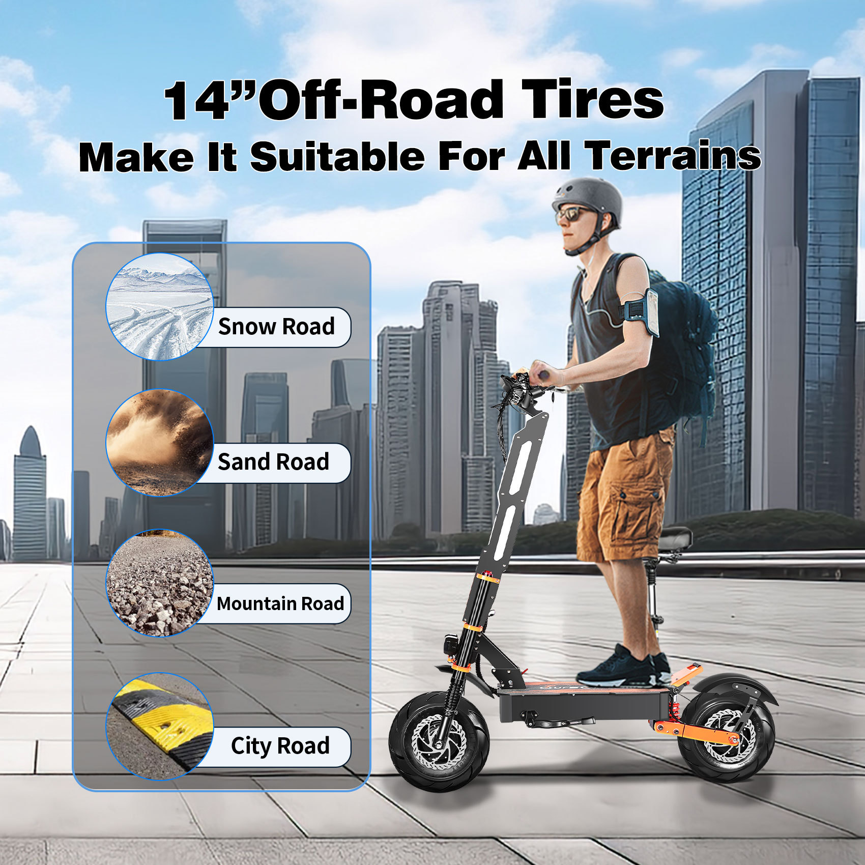 X8 Elektrische Scooter voor Woon-Werkverkeer met 13-Inch Wielen en 32 mph Bandenmaat 7 X8 Elektrische Scooter voor Woon-Werkverkeer met 13-Inch Wielen en 32 mph Bandenmaat - Afbeelding 7