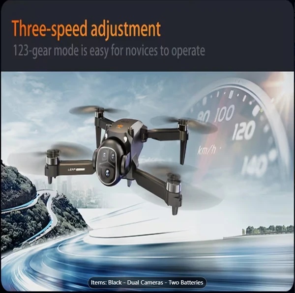 The Cool New X5 Smart Drone Features An Intelligent Aerial Camera, Brushless Motor, One-key Takeoff, Optical Flow Hovering, Multi-speed Settings, And Acrobatic Rolls. Paired With A Smart Screen Contro 3 The Cool New X5 Smart Drone Features An Intelligent Aerial Camera, Brushless Motor, One-key Takeoff, Optical Flow Hovering, Multi-speed Settings, And Acrobatic Rolls. Paired With A Smart Screen Contro - Afbeelding 3
