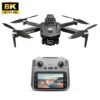 V168Pro Max Drone 8K HD 4.5-inch Screen, With GPS Positioning Function.