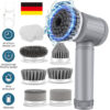 Oplaadbare Elektrische Reinigingsborstel Draaiende Scrubber Turbo Schoonmaakborstel 6 Oplaadbare Elektrische Reinigingsborstel Draaiende Scrubber Turbo Schoonmaakborstel