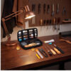 Leren Naaiset - Complete Set met 25 Naalden, Gereedschap en een Etui voor Reparaties en Knutselwerk 9 Leren Naaiset - Complete Set met 25 Naalden, Gereedschap en een Etui voor Reparaties en Knutselwerk