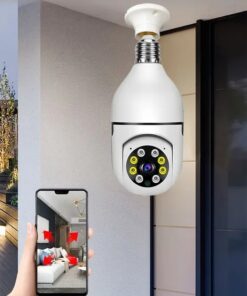 Alternative view of Light Bulb WIFI Camera