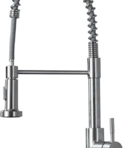 Alternative view of Eengreeps Keukenkraan Zilver met Uittrekbare Sproeikop