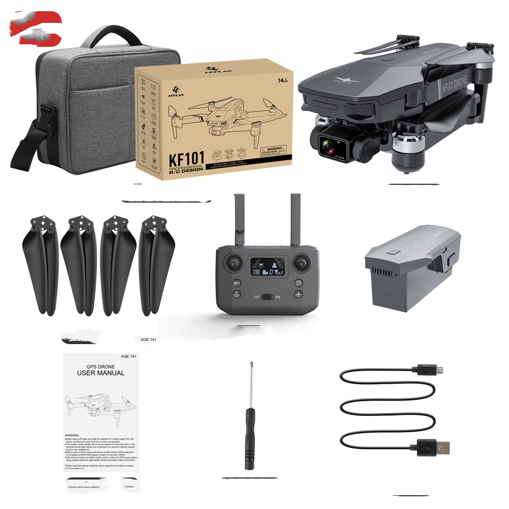 KF101 Quadcopter Drone met Dubbele Camera 5 KF101 Quadcopter Drone met Dubbele Camera - Afbeelding 5