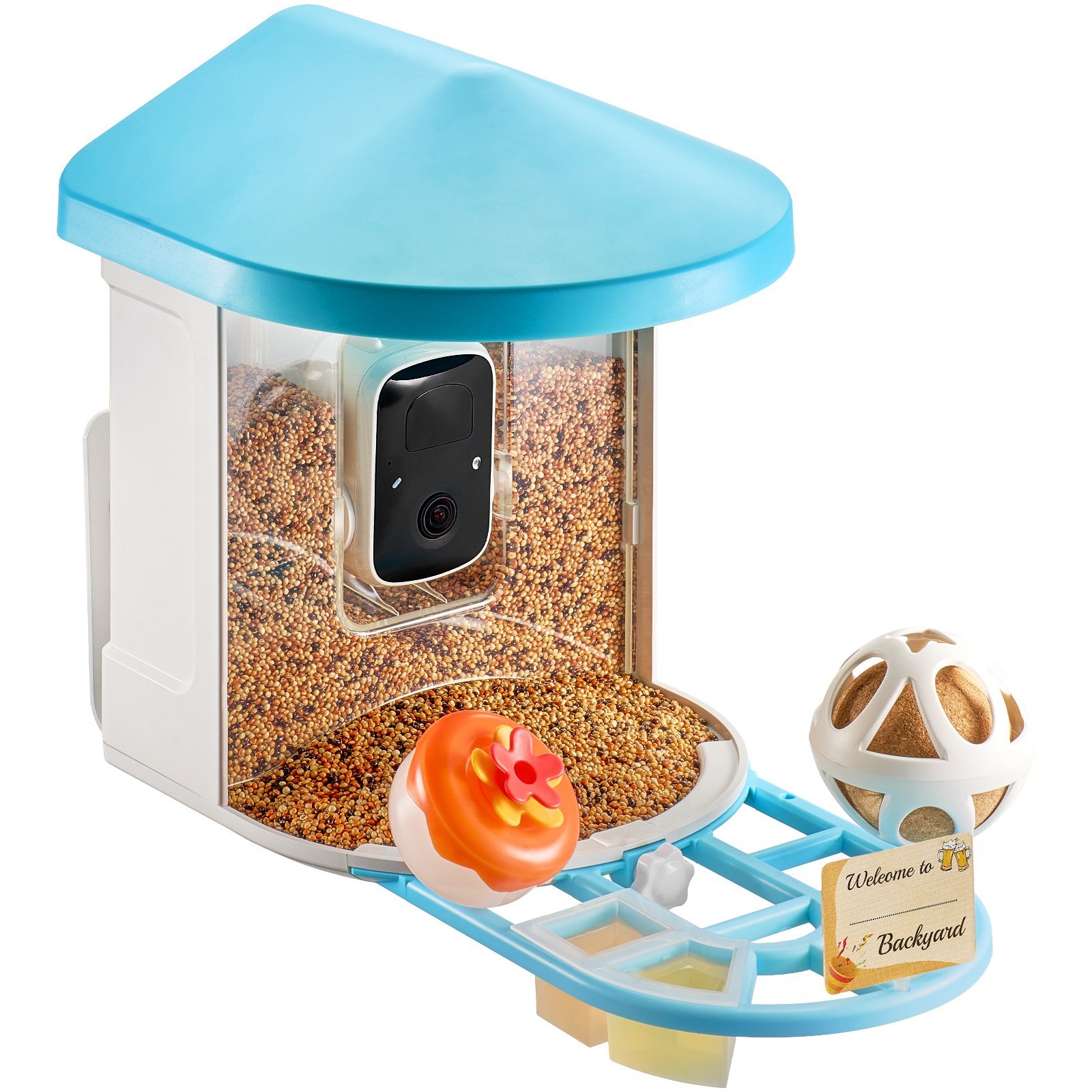 VEVOR Smart Bird Feeder With Camera 2K HD AI Identify Bird Species Auto Capture 20 VEVOR Smart Bird Feeder With Camera 2K HD AI Identify Bird Species Auto Capture - Afbeelding 4