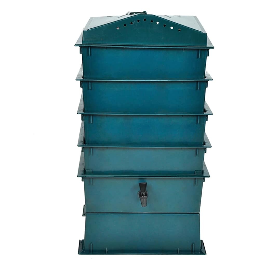 Wormencompostbak 4 Compartimenten 42x42x60cm 4 Wormencompostbak 4 Compartimenten 42x42x60cm - Afbeelding 4