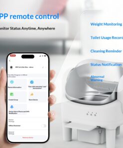 Home 47 App Bedienbare Kattenbak Reinigingsrobot