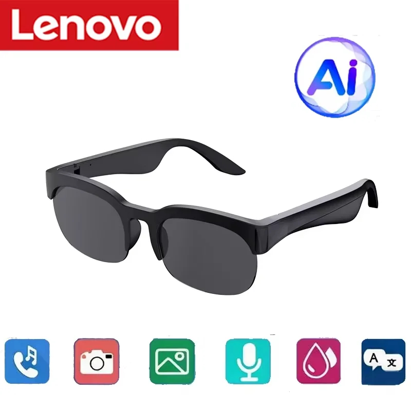Lenovo 8K HD AI Smart Glasses AI Translation Hands-Free Calling AI Chat Logging Music Playback Smart Sunglasses for Men 2026 New - Image 2