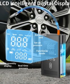 Alternative view of Jumpstarter met Compressor en Digitale Bandenpomp