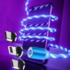 Magnetische Oplaadkabel met Lichteffect, 3-in-1 2 Magnetische Oplaadkabel met Lichteffect, 3-in-1