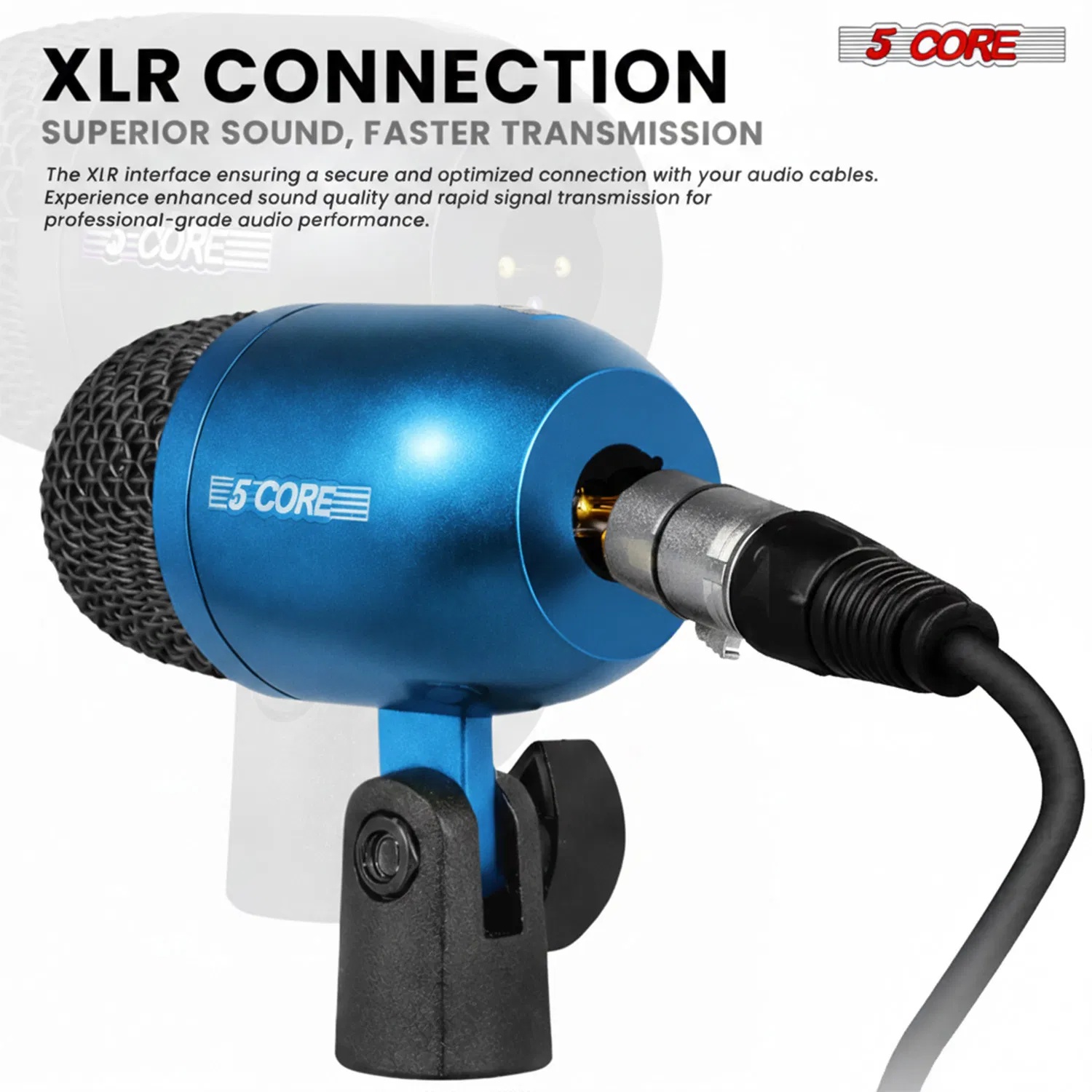 5 Core Drummicrofoonset met XLR 9 5 Core Drummicrofoonset met XLR - Afbeelding 9