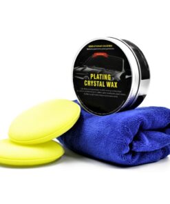 Kristal Autowax met Glanscoating, inclusief Spons en Doek