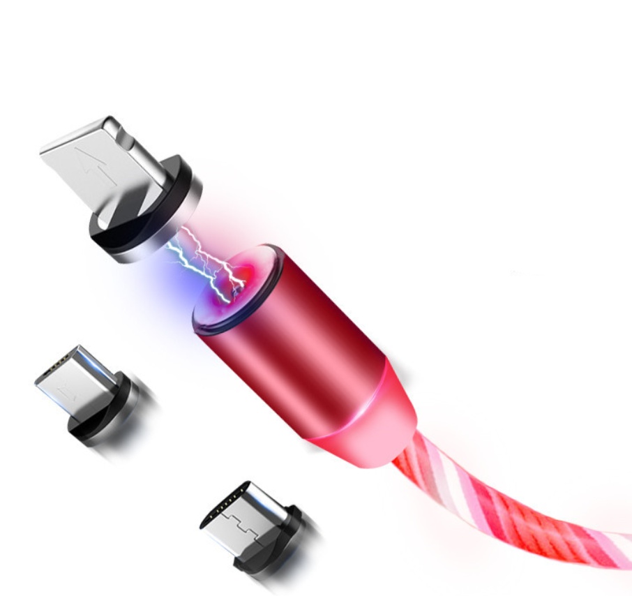 Magnetische Oplaadkabel met Lichteffect, 3-in-1 5 Magnetische Oplaadkabel met Lichteffect, 3-in-1 - Afbeelding 5