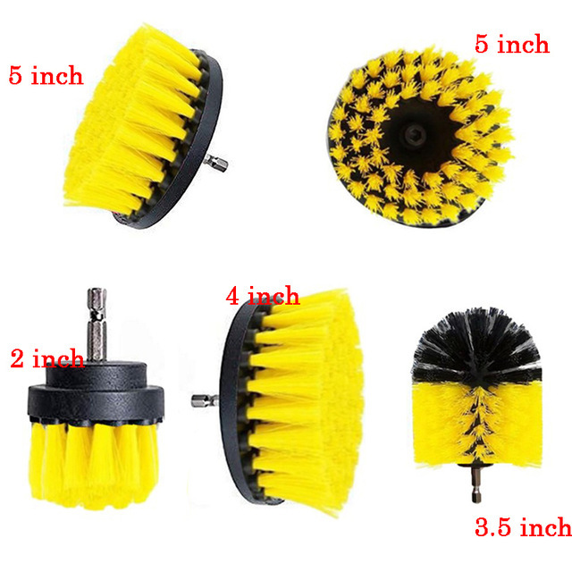 Borstelset voor Boormachine, voor Badkamer, Keuken en Velgen 5 Borstelset voor Boormachine, voor Badkamer, Keuken en Velgen - Afbeelding 5