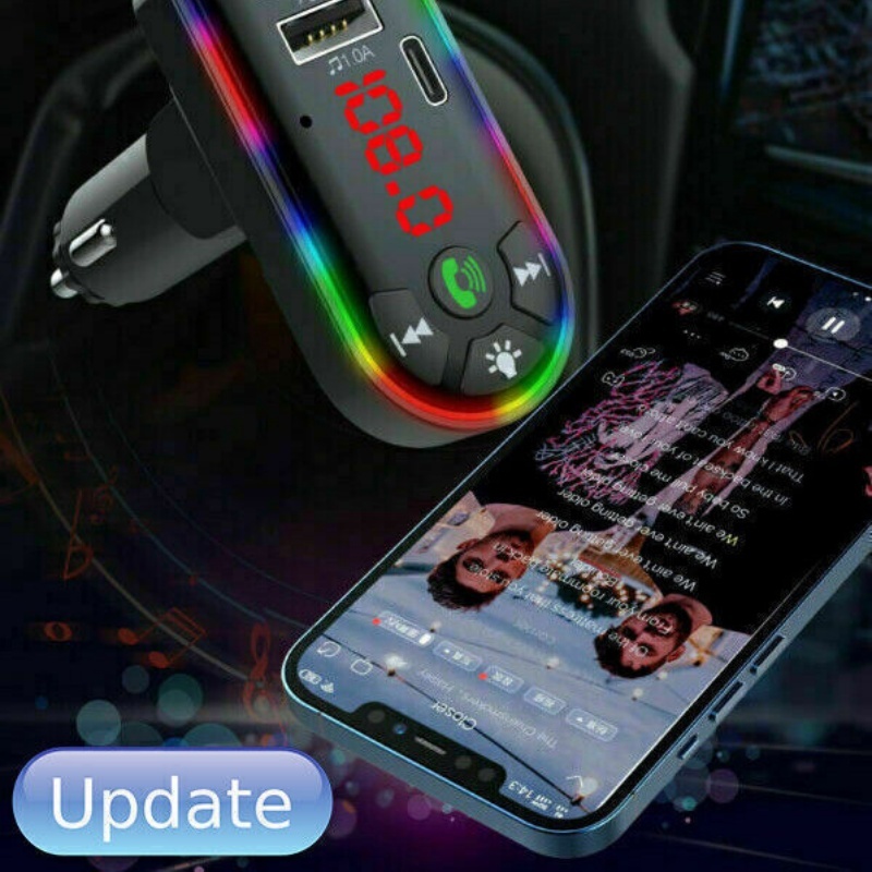 Bluetooth 5.0 FM-zender met 3.1A Snellader 4 Bluetooth 5.0 FM-zender met 3.1A Snellader - Afbeelding 4