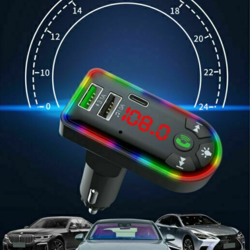 Bluetooth 5.0 FM-zender met 3.1A Snellader 6 Bluetooth 5.0 FM-zender met 3.1A Snellader - Afbeelding 6