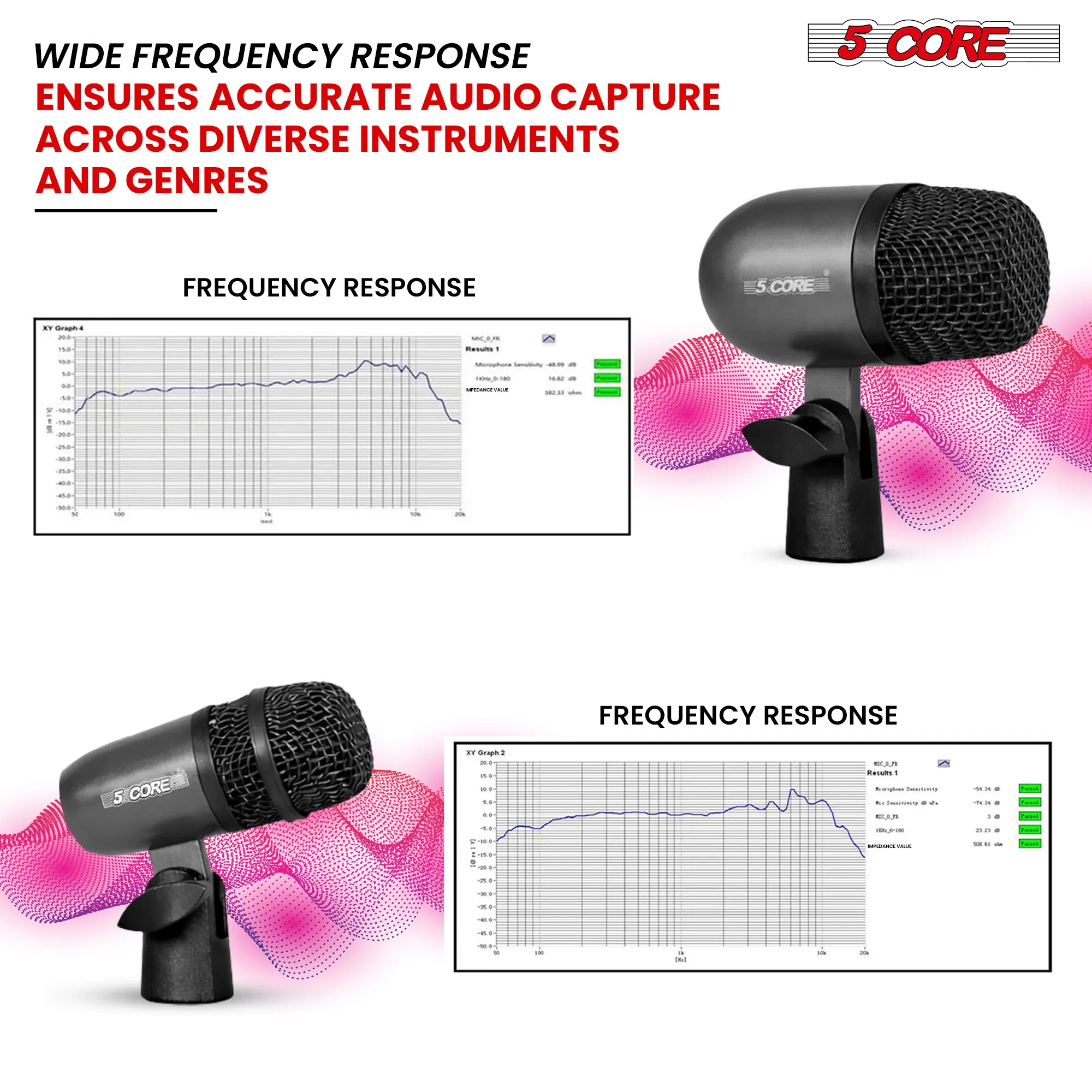 5 Core Tabla Microfoonset voor Bayan, Dayan en Dholak 7 5 Core Tabla Microfoonset voor Bayan, Dayan en Dholak - Afbeelding 7