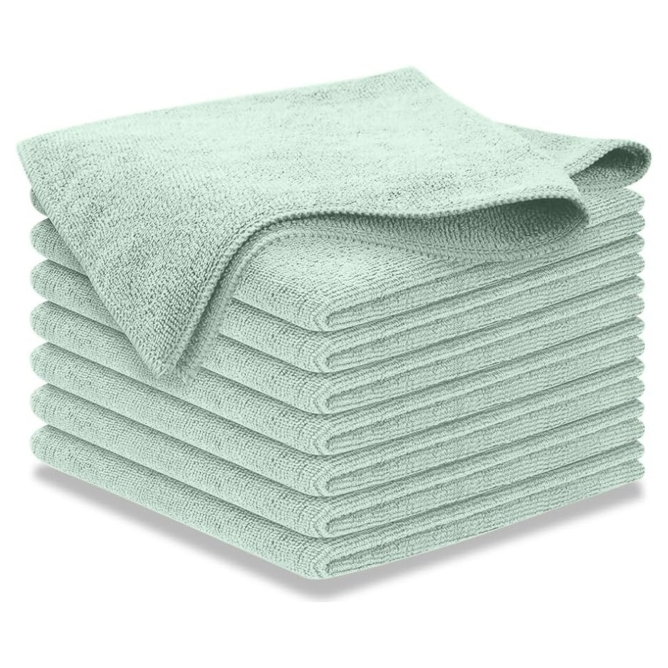 Microvezel Schoonmaakdoeken, Set van 8 2 Microvezel Schoonmaakdoeken, Set van 8 - Afbeelding 2
