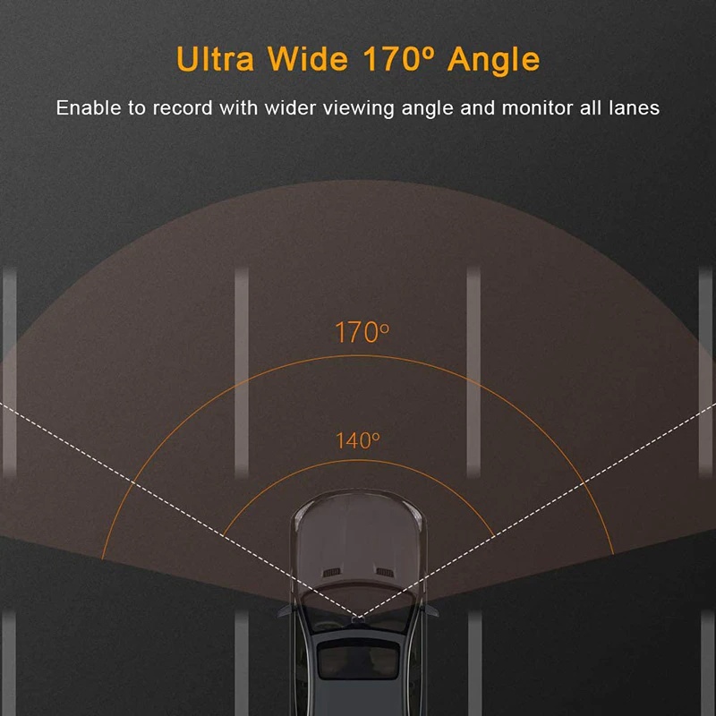 Dashcam met 4 inch Touchscreen, Voor- en Achtercamera 7 Dashcam met 4 inch Touchscreen, Voor- en Achtercamera - Afbeelding 7