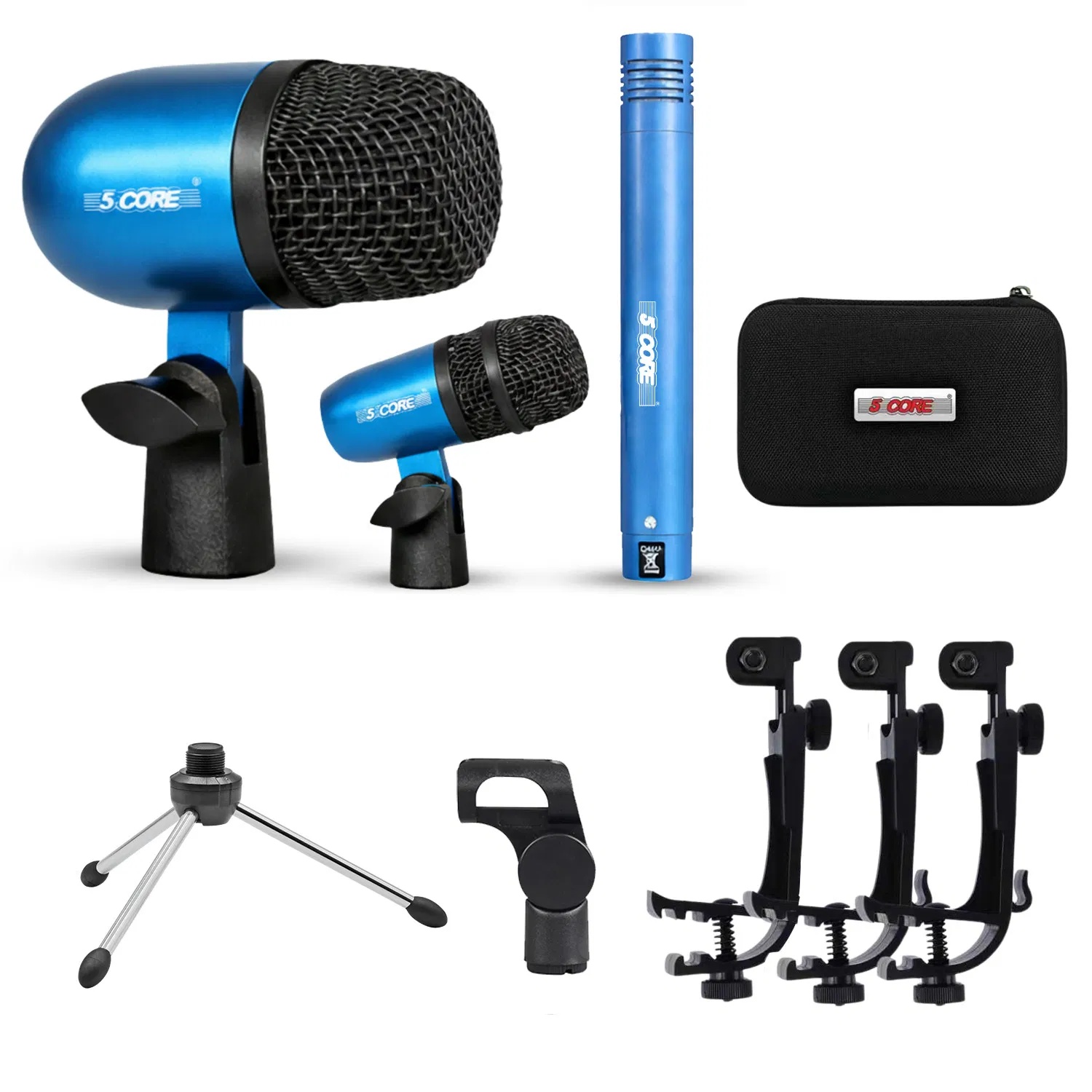 5 Core Drummicrofoonset met XLR 1 5 Core Drummicrofoonset met XLR