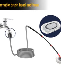 Autowasborstel met Waterdoorvoer en 10 m Slang