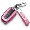 Roze TPU Sleutelhoes met Sleutelhanger voor Toyota 7 Roze TPU Sleutelhoes met Sleutelhanger voor Toyota