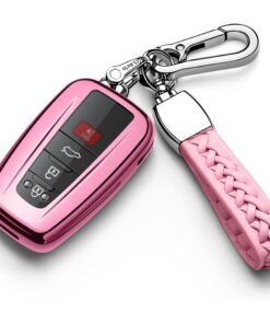 Roze TPU Sleutelhoes met Sleutelhanger voor Toyota
