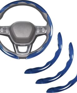 Driedelige Stuurhoes in Carbonlook, Blauw
