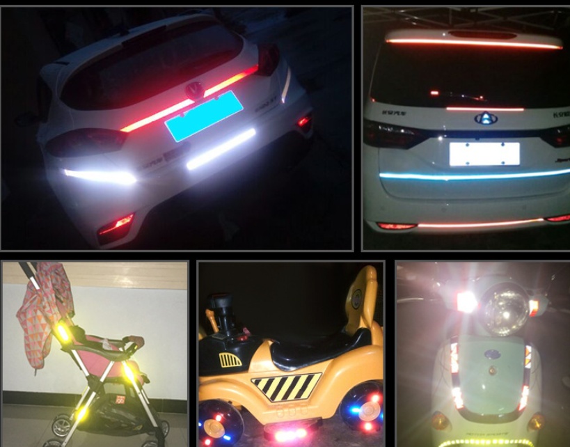 Reflecterende Stickers voor Fiets, Motor en Auto 9 Reflecterende Stickers voor Fiets, Motor en Auto - Afbeelding 9