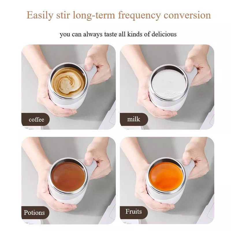 Rechargeable Model Automatic Stirring Cup Coffee Cup High Value Electric Stirring Cup Lazy Milkshake Rotating Magnetic Water Cup 5 Rechargeable Model Automatic Stirring Cup Coffee Cup High Value Electric Stirring Cup Lazy Milkshake Rotating Magnetic Water Cup - Afbeelding 5