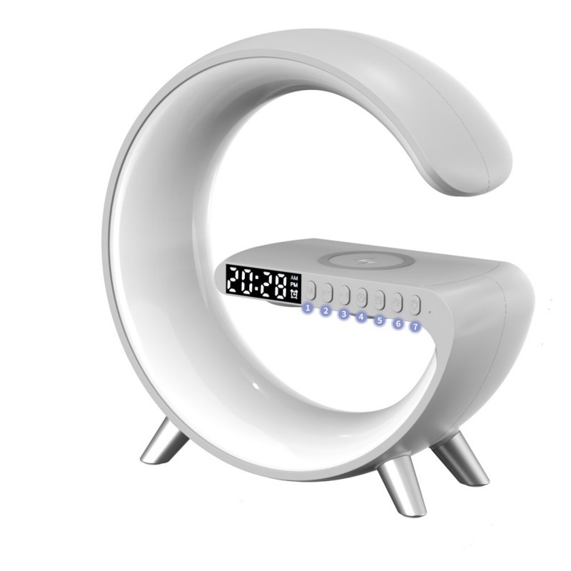 New Intelligent G Shaped LED Lamp Bluetooth Speake Wireless Charger Atmosphere Lamp App Control For Bedroom Home Decor 2 New Intelligent G Shaped LED Lamp Bluetooth Speake Wireless Charger Atmosphere Lamp App Control For Bedroom Home Decor - Afbeelding 2