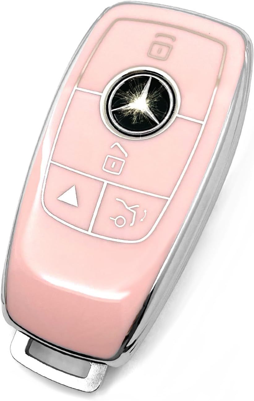 Roze Sleutelhoes voor Mercedes-Benz 1 Roze Sleutelhoes voor Mercedes-Benz