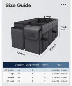 Alternative view of Opvouwbare Kofferbak Organizer, Groot