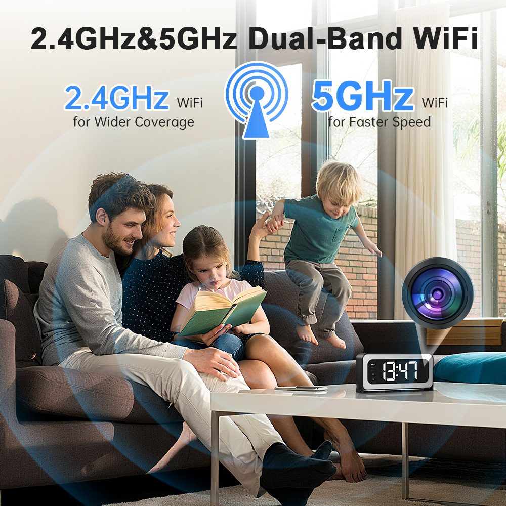 Wekker met Verborgen WiFi-camera 5 Wekker met Verborgen WiFi-camera - Afbeelding 5
