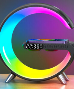 Smart Gadgets Kopen 36 New Intelligent G Shaped LED Lamp Bluetooth Speake Wireless Charger Atmosphere Lamp App Control For Bedroom Home Decor