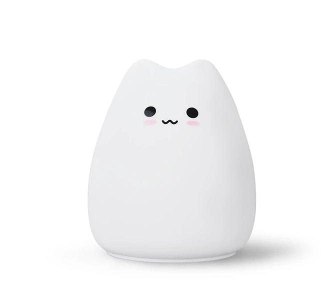 Siliconen Nachtlampje Kat met Aanraaksensor 5 Siliconen Nachtlampje Kat met Aanraaksensor - Afbeelding 5