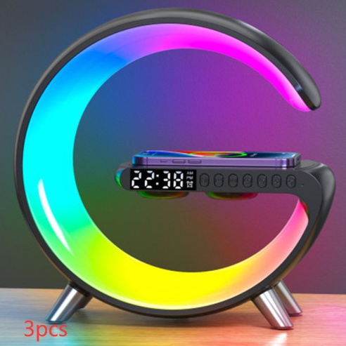 New Intelligent G Shaped LED Lamp Bluetooth Speake Wireless Charger Atmosphere Lamp App Control For Bedroom Home Decor 6 New Intelligent G Shaped LED Lamp Bluetooth Speake Wireless Charger Atmosphere Lamp App Control For Bedroom Home Decor - Afbeelding 6