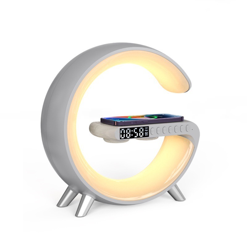 New Intelligent G Shaped LED Lamp Bluetooth Speake Wireless Charger Atmosphere Lamp App Control For Bedroom Home Decor 7 New Intelligent G Shaped LED Lamp Bluetooth Speake Wireless Charger Atmosphere Lamp App Control For Bedroom Home Decor - Afbeelding 7