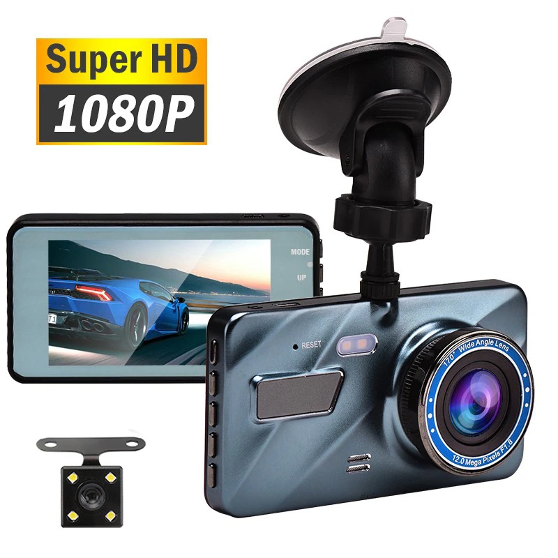 Dashcam met 4 inch Touchscreen, Voor- en Achtercamera 6 Dashcam met 4 inch Touchscreen, Voor- en Achtercamera - Afbeelding 6