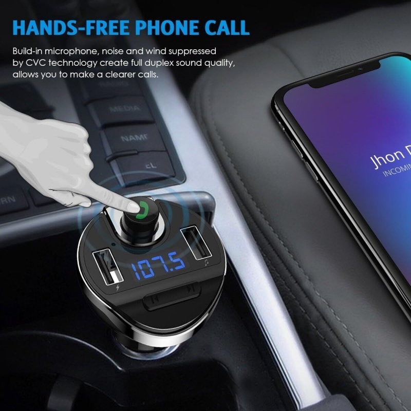 T20 Bluetooth FM-zender met MP3 en Lader 6 T20 Bluetooth FM-zender met MP3 en Lader - Afbeelding 6