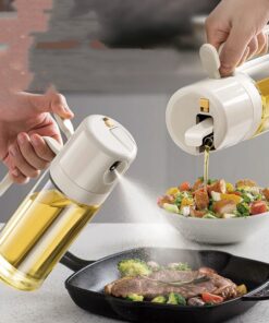 Alternative view of 2 In 1 Oil Sprayer Bottle BBQ Cooking Oil Dispenser Olive Oil Pourers Sprayer Kitchen Baking Oil Mister Vinegar Bottle