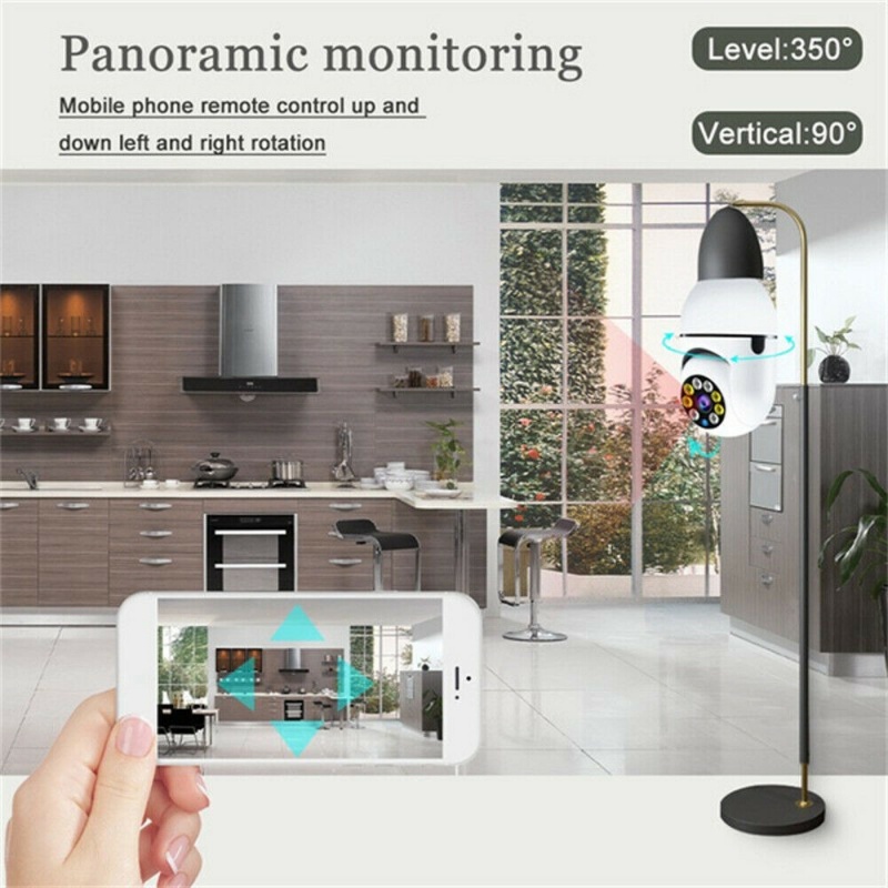 E27 Lampcamera 1080P met WiFi en Nachtzicht 8 E27 Lampcamera 1080P met WiFi en Nachtzicht - Afbeelding 8