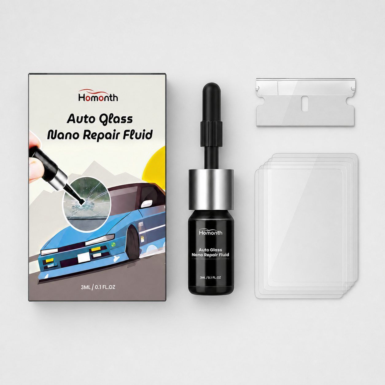 HOMONTH Reparatieset voor Sterretjes in de Voorruit 4 HOMONTH Reparatieset voor Sterretjes in de Voorruit - Afbeelding 4